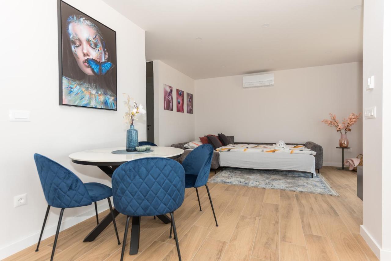 Luxury Adria Sea & City View Apartment Makarská Exteriér fotografie