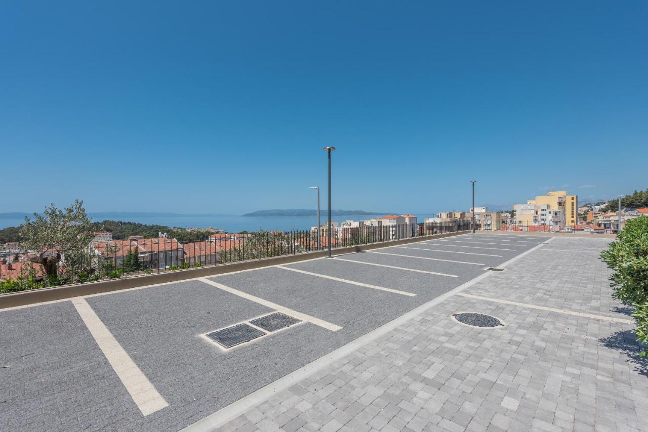 Luxury Adria Sea & City View Apartment Makarská Exteriér fotografie