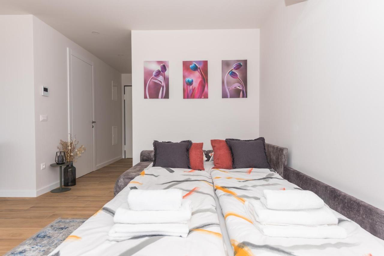 Luxury Adria Sea & City View Apartment Makarská Exteriér fotografie